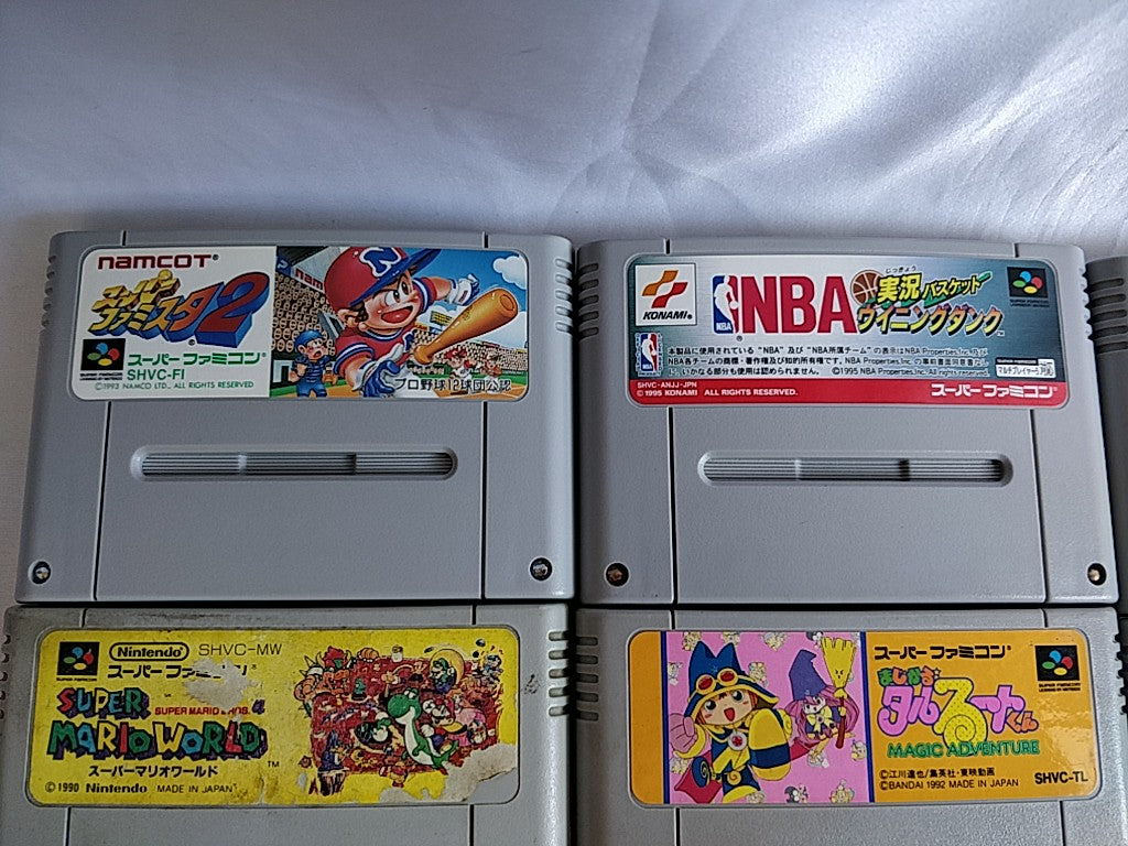 Wholesale lot of 20 Nintendo Super Famicom FC NES Game Cartridge set-e0701-4