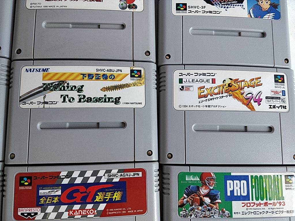 Wholesale lot of 20 Nintendo Super Famicom FC NES Game Cartridge set-e0701-4