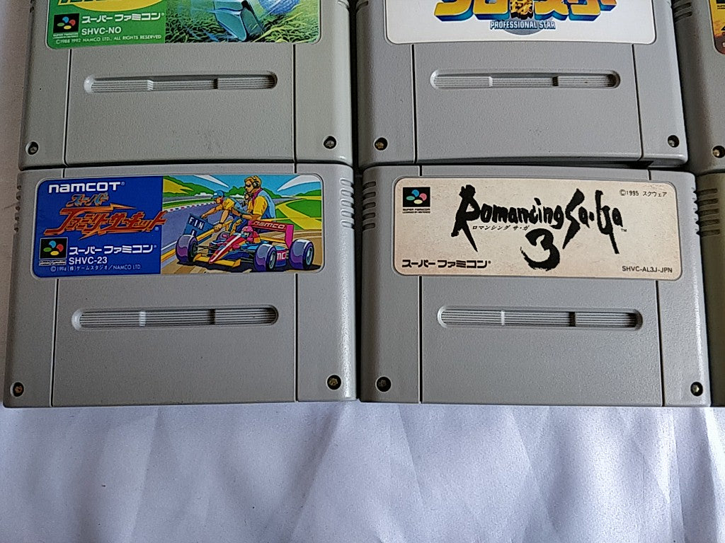 Wholesale lot of 20 Nintendo Super Famicom FC NES Game Cartridge set-e0701-4