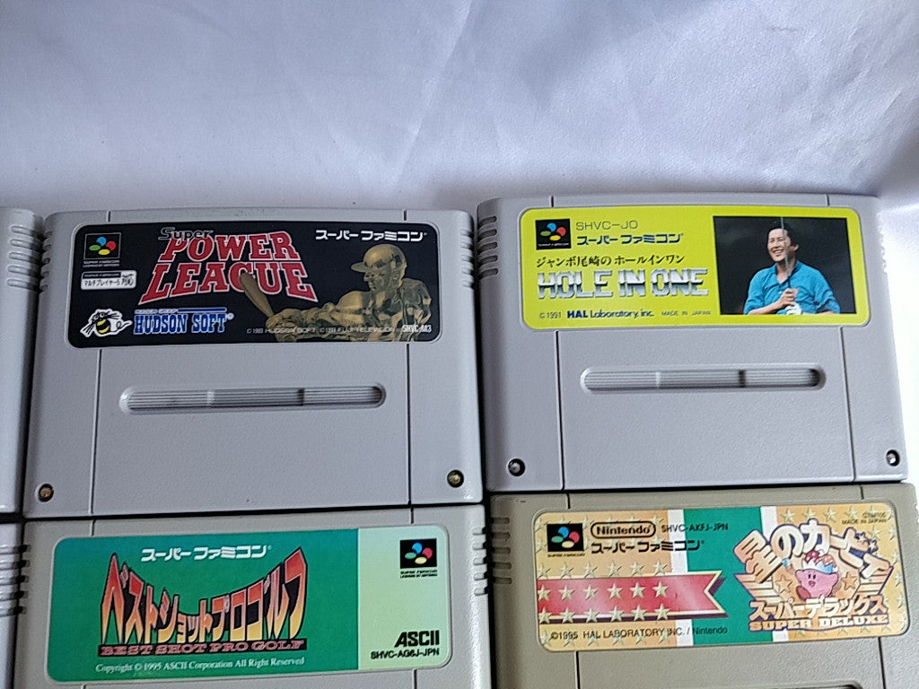 Wholesale lot of 20 Nintendo Super Famicom FC NES Game Cartridge set-e0701-5