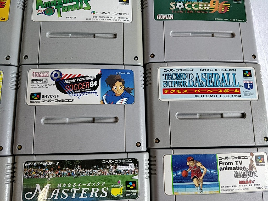 Wholesale lot of 20 Nintendo Super Famicom FC NES Game Cartridge set-e0701-5
