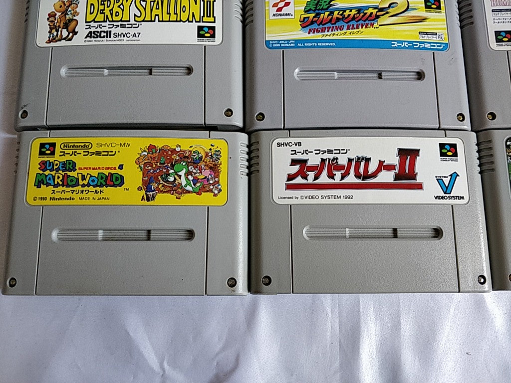 Wholesale lot of 20 Nintendo Super Famicom FC NES Game Cartridge set-e0701-5