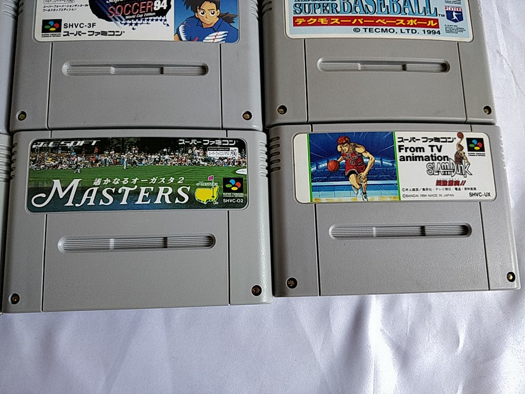 Wholesale lot of 20 Nintendo Super Famicom FC NES Game Cartridge set-e0701-5
