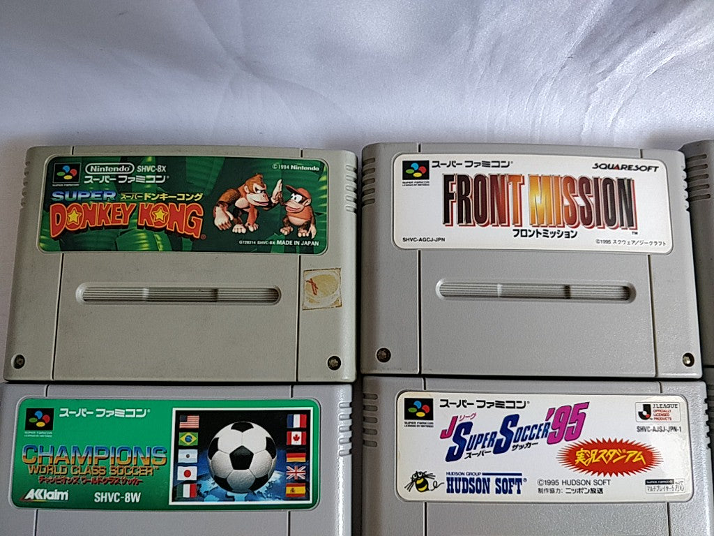 Wholesale lot of 20 Nintendo Super Famicom FC NES Game Cartridge set-e0701-6
