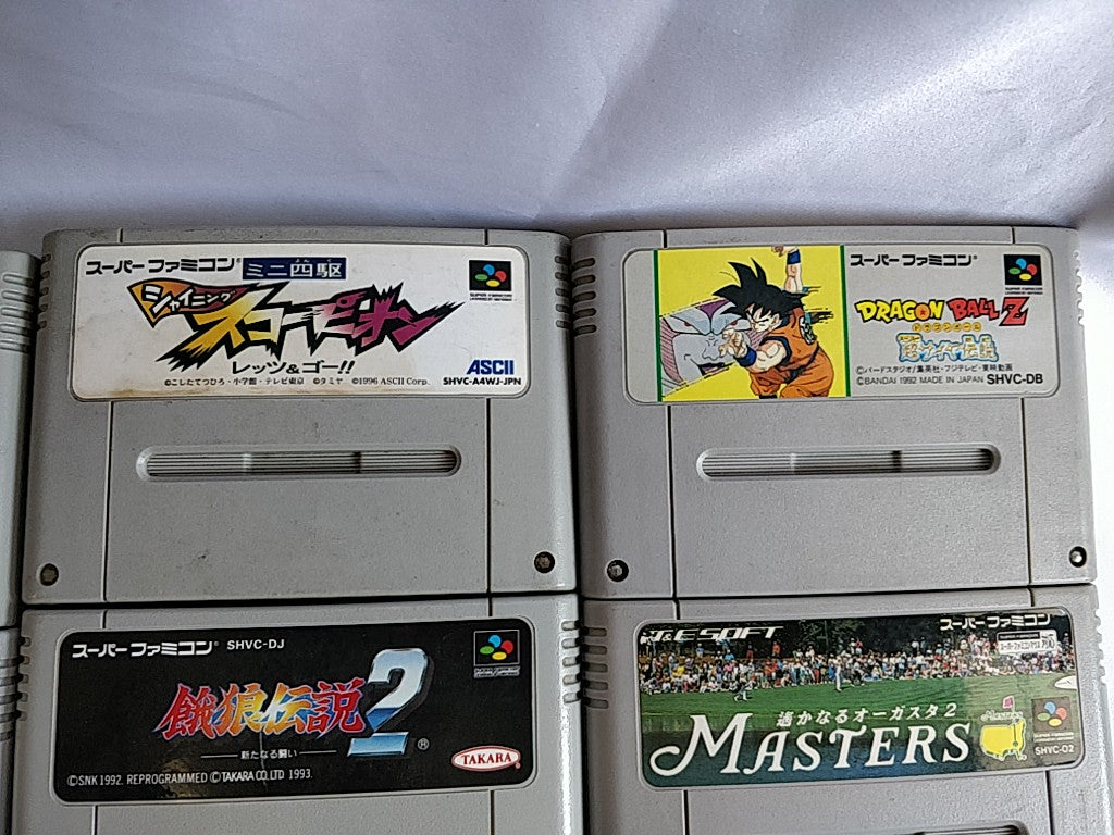 Wholesale lot of 20 Nintendo Super Famicom FC NES Game Cartridge set-e0701-6