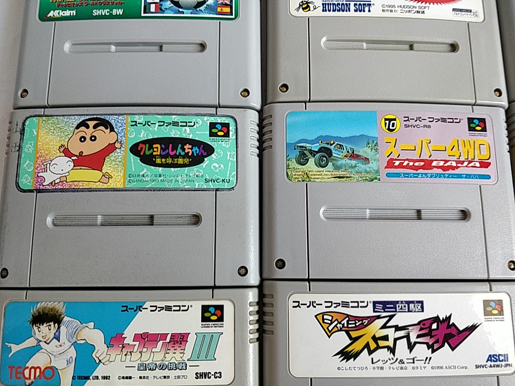 Wholesale lot of 20 Nintendo Super Famicom FC NES Game Cartridge set-e0701-6