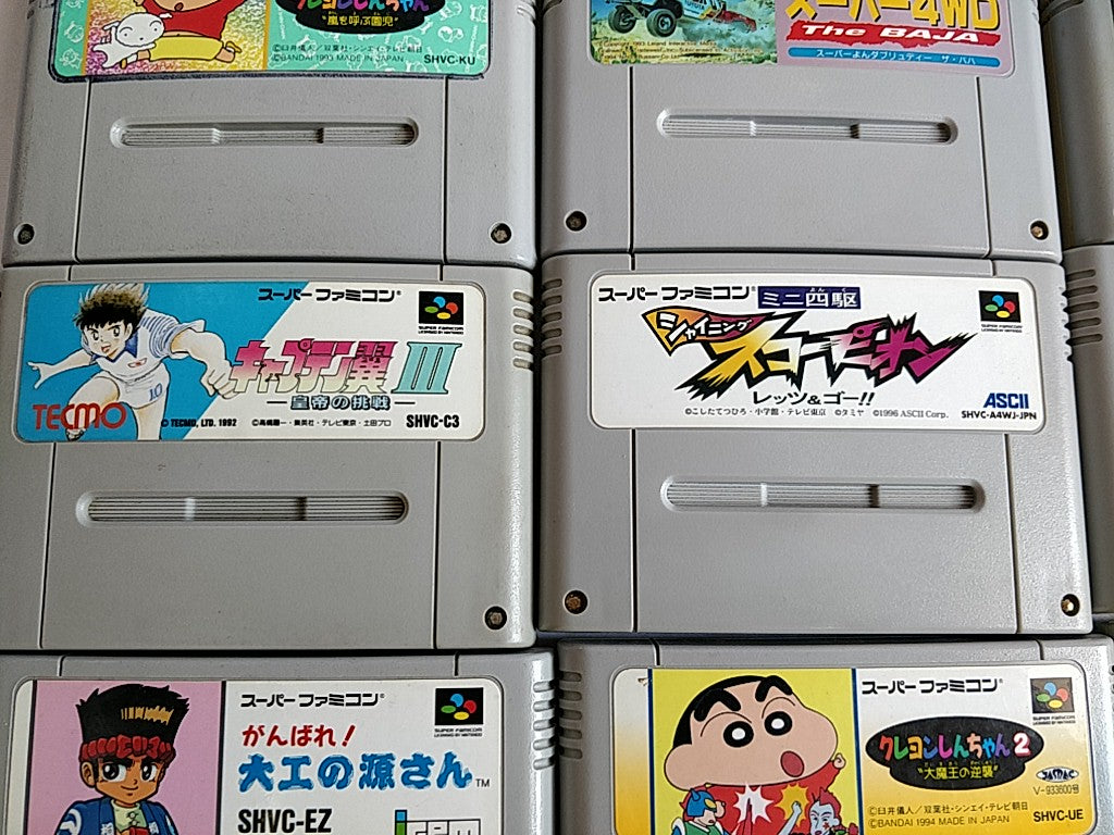 Wholesale lot of 20 Nintendo Super Famicom FC NES Game Cartridge set-e0701-6