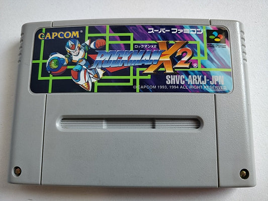 ROCKMAN X2( MEGAMAN ) Nintendo Super Famicom SFC Cartridge only-e0701-2