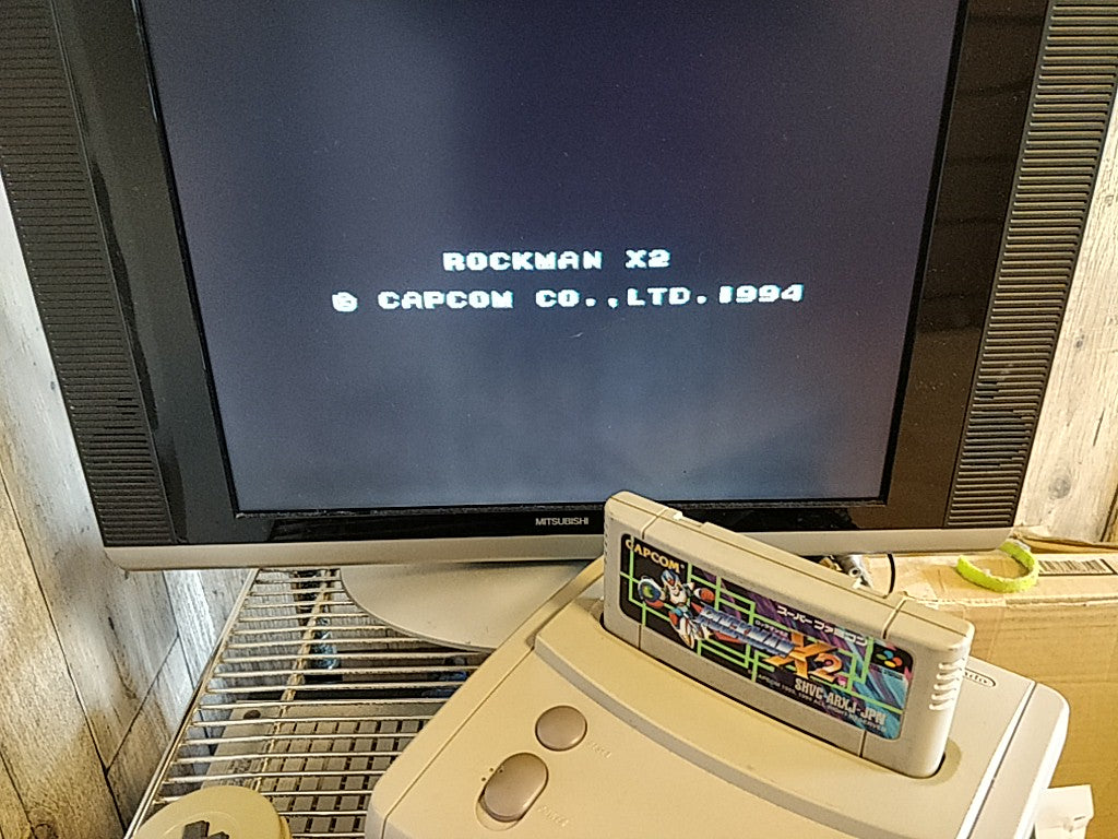 ROCKMAN X2( MEGAMAN ) Nintendo Super Famicom SFC Cartridge only-e0701-1 - Hakushin Retro Game shop