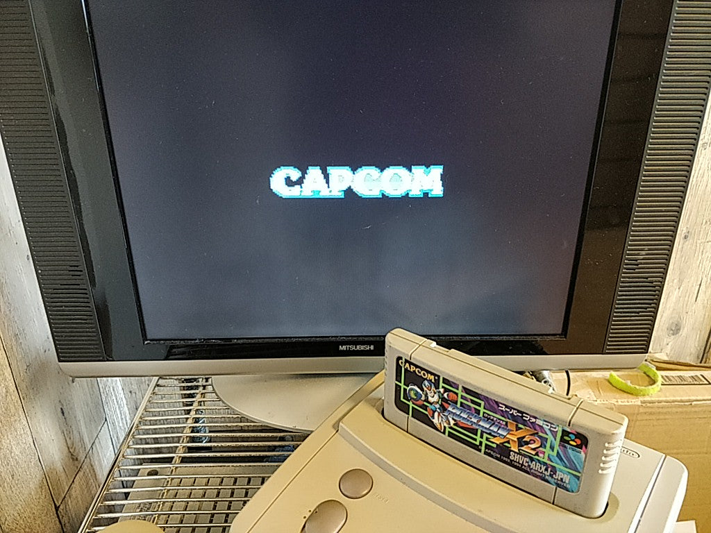 ROCKMAN X2( MEGAMAN ) Nintendo Super Famicom SFC Cartridge only-e0701-1 - Hakushin Retro Game shop