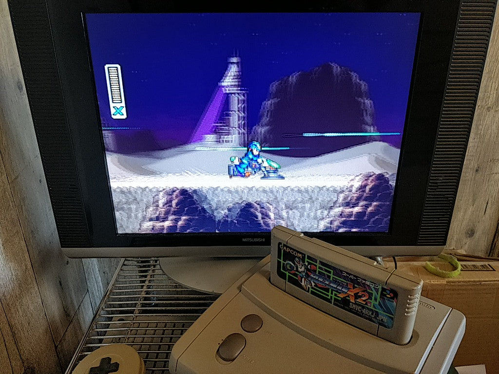ROCKMAN X2( MEGAMAN ) Nintendo Super Famicom SFC Cartridge only-e0701-1 - Hakushin Retro Game shop