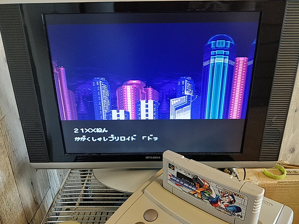ROCKMAN X3( MEGAMAN ) Nintendo Super Famicom SFC Cartridge only-e0701-1