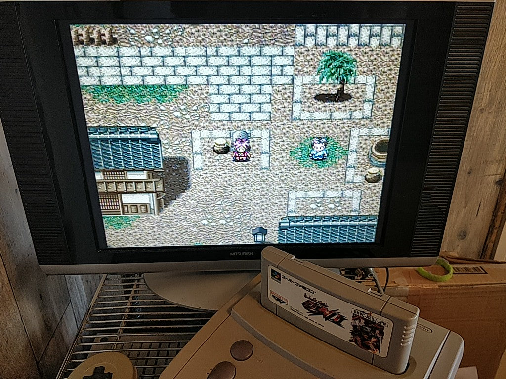 BAKUMATSU KOURINDEN ONI Nintendo Super Famicom SFC Cartridge only-e0701-