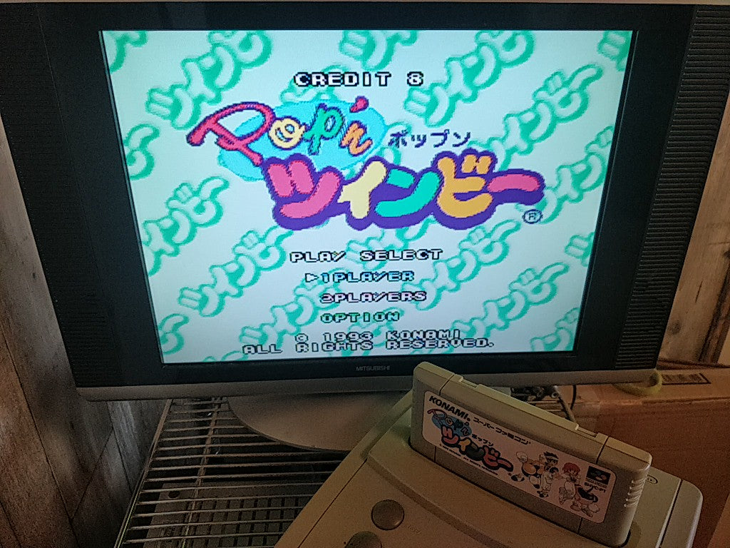 Pop'n Twinbee Stinger Nintendo Super Famicom SFC Cartridge only-e0710-