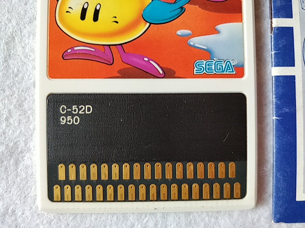 Chack'n Pop; Sega  Mark 3,SG/SC series Game Card and Manual set, tested-e0714-4