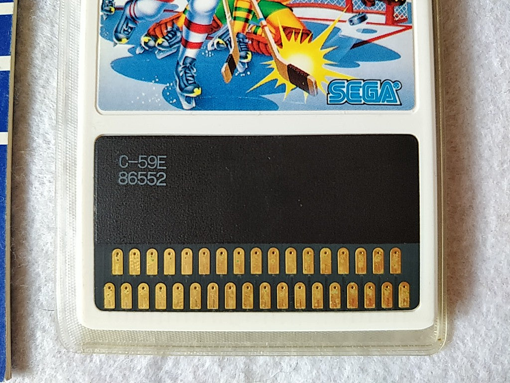 Champion Ice Hockey; Sega  Mark 3,SG/SC series Game Card and Manual set-e0714-6