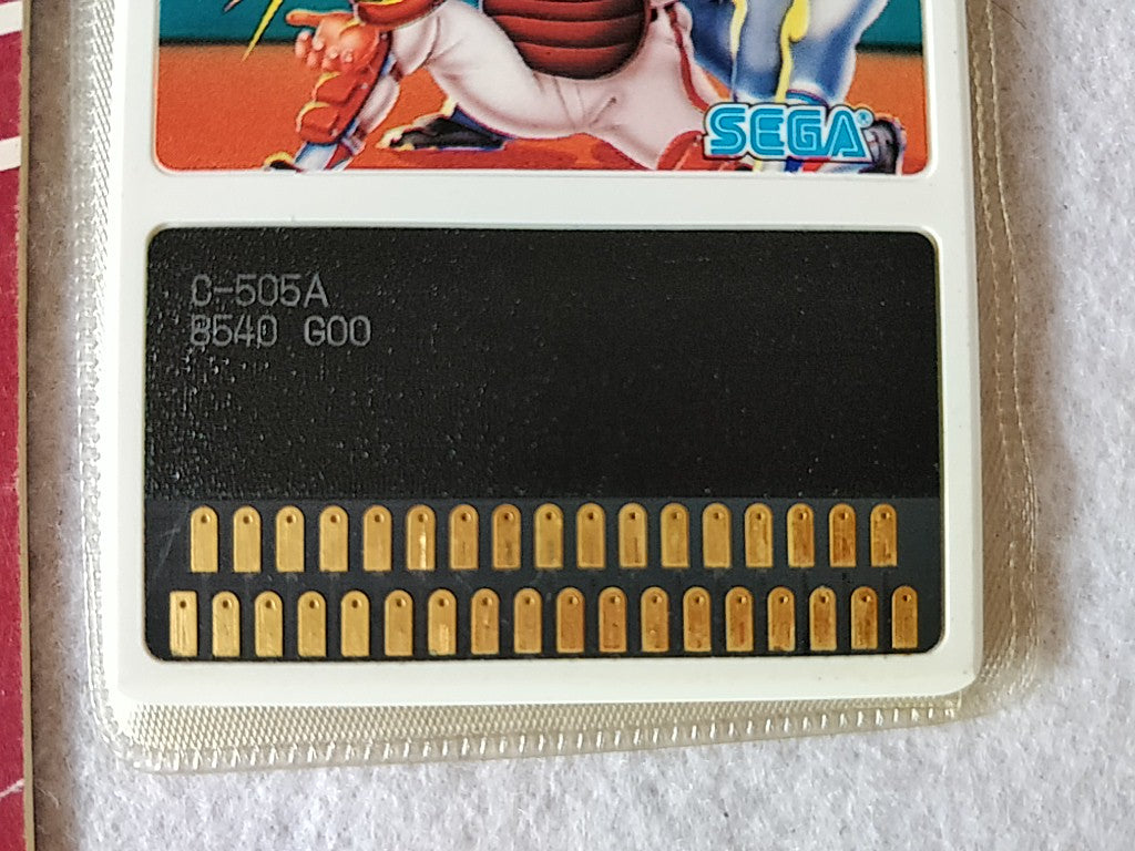 Great Baseball; Sega  Mark 3,SG/SC series Game Card and Manual set-e0714-10