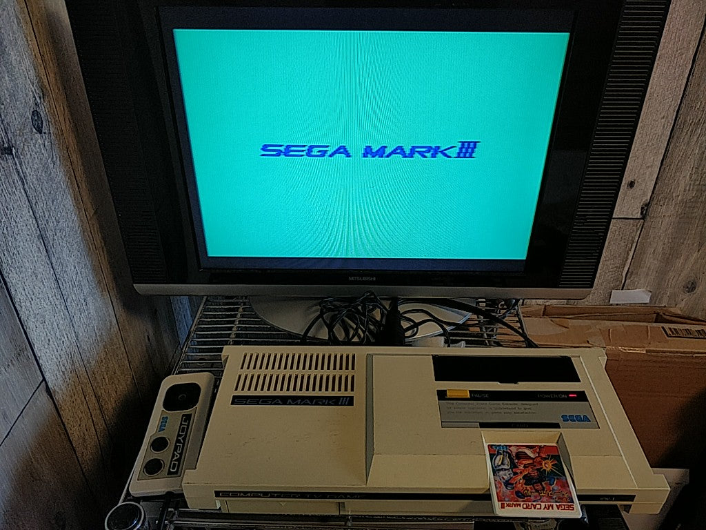 Great Baseball; Sega  Mark 3,SG/SC series Game Card and Manual set-e0714-10