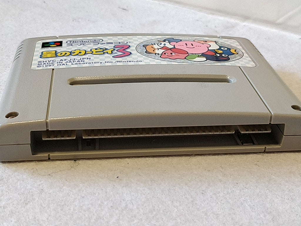Hoshi no kirby 3 Nintendo Super Famicom SFC Cartridge,Manual,Box set- e0714-