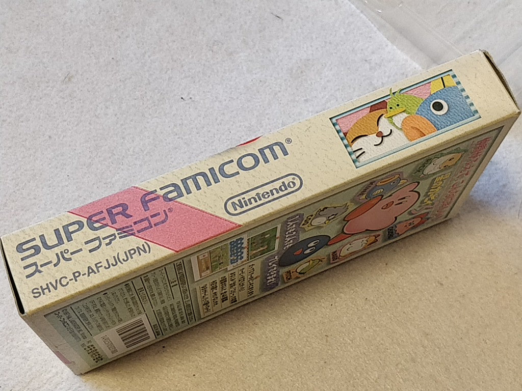 Hoshi no kirby 3 Nintendo Super Famicom SFC Cartridge,Manual,Box set- e0714-