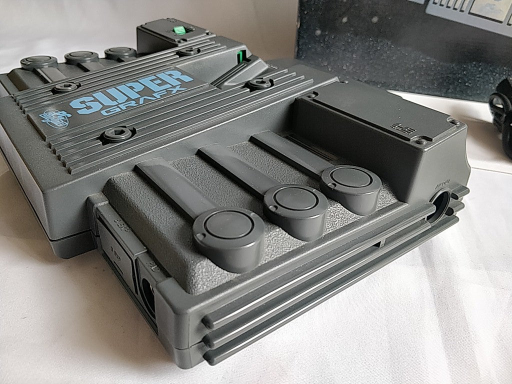 NEC PC Engine SuperGrafx PI-TG4 Console,Pad,PSU,AV cable,Game and Box set-e0805-