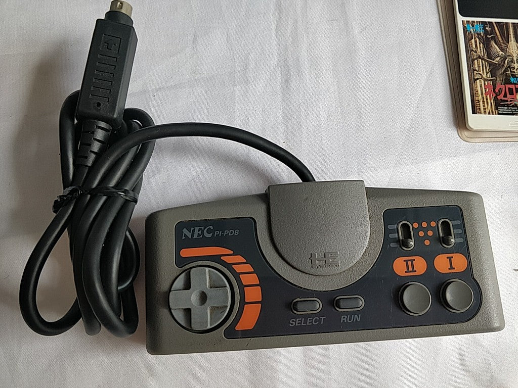 NEC PC Engine SuperGrafx PI-TG4 Console,Pad,PSU,AV cable,Game and Box set-e0805-