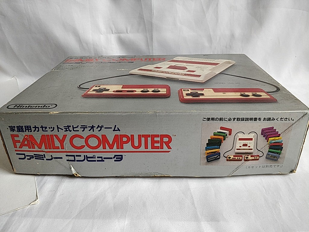 Nintendo Famicom NES HVC-001 Console, PSU ,Manual, Flyer and Box set-e0805-