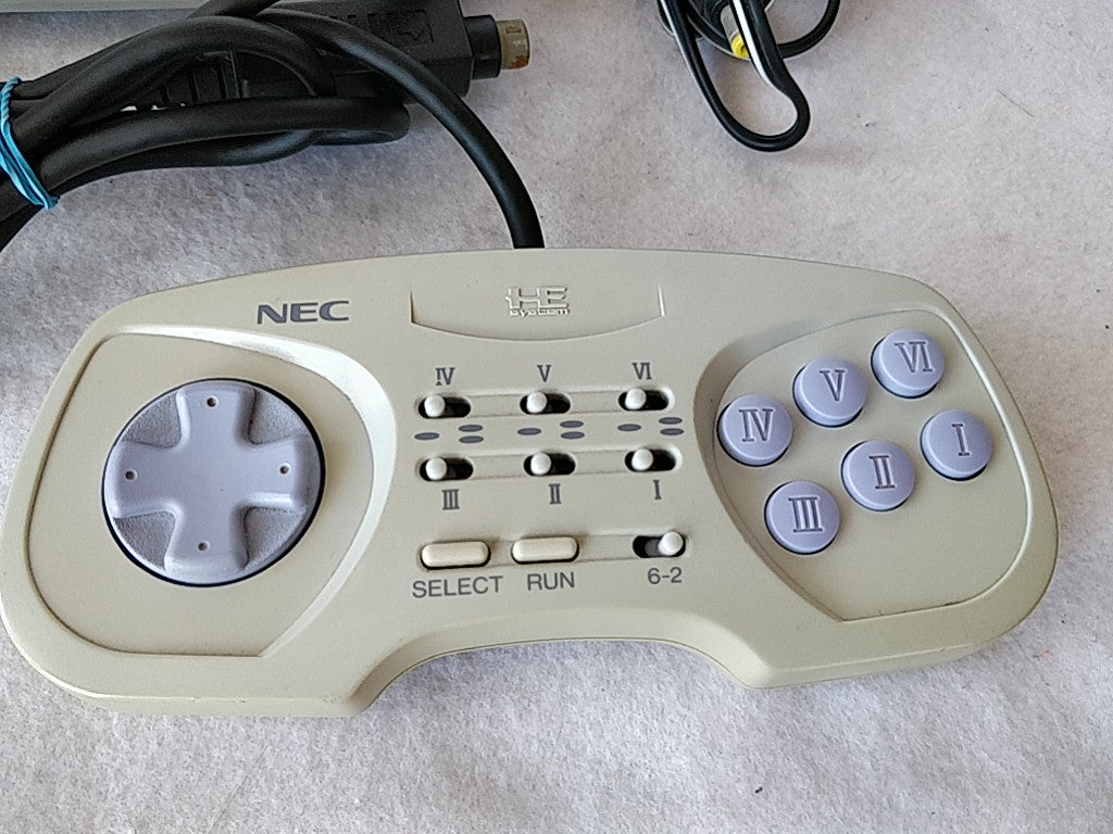 NEC PC Engine DUO-RX PCE-DUORX Console, Original Pad and PSU set tested-e0806-