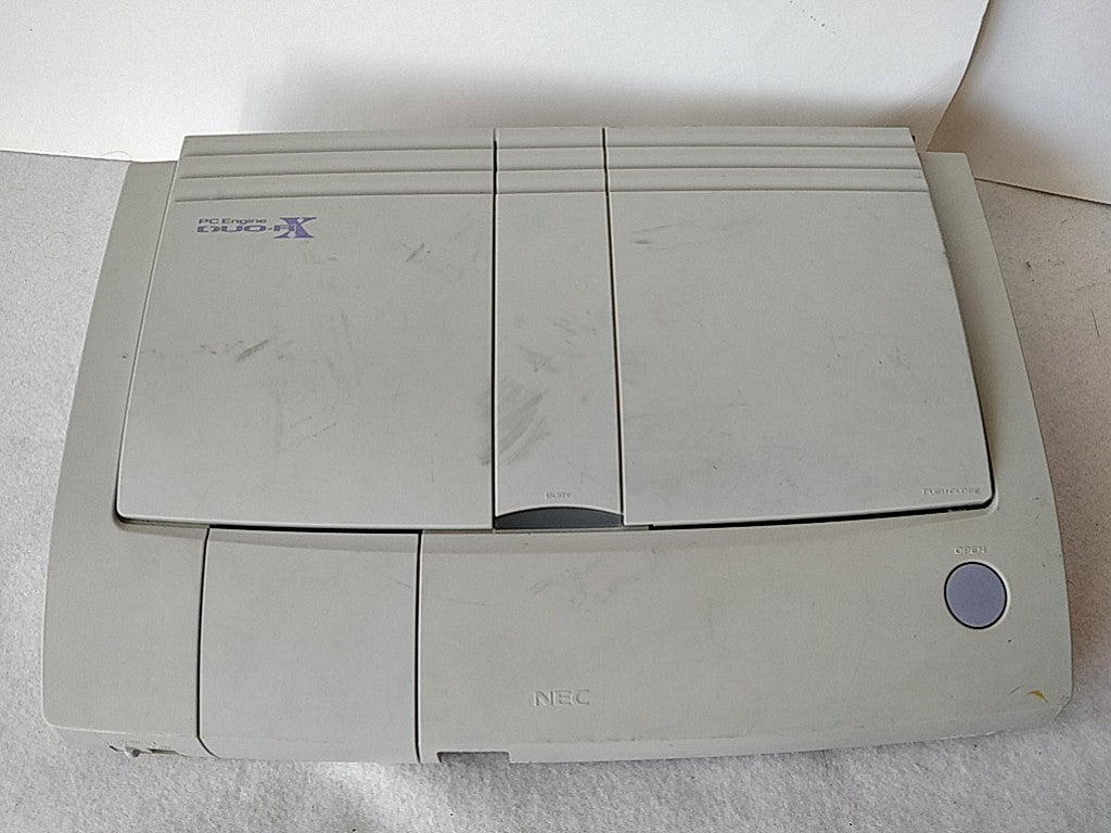 NEC PC Engine DUO-RX PCE-DUORX Console, Original Pad and PSU set tested-e0806-