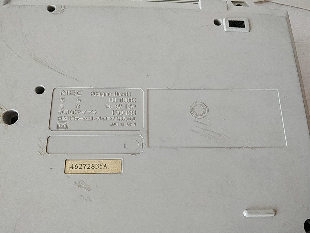 NEC PC Engine DUO-RX PCE-DUORX Console, Original Pad and PSU set tested-e0806-
