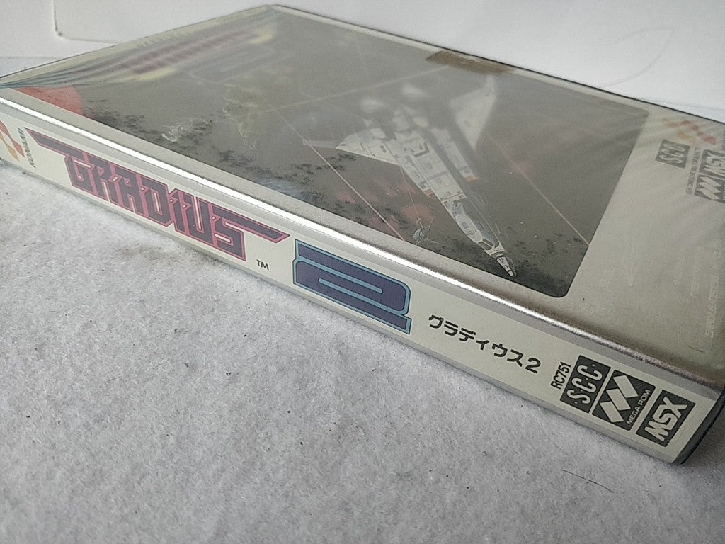 GRADIUS 2 NEMESIS 2 MSX/MSX2 Game Cartridge, Manual and Boxed set tested-e0810-
