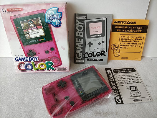 Nintendo Gameboy Color Sakura Taisen Sakura Wars Limited edition console-e0816-