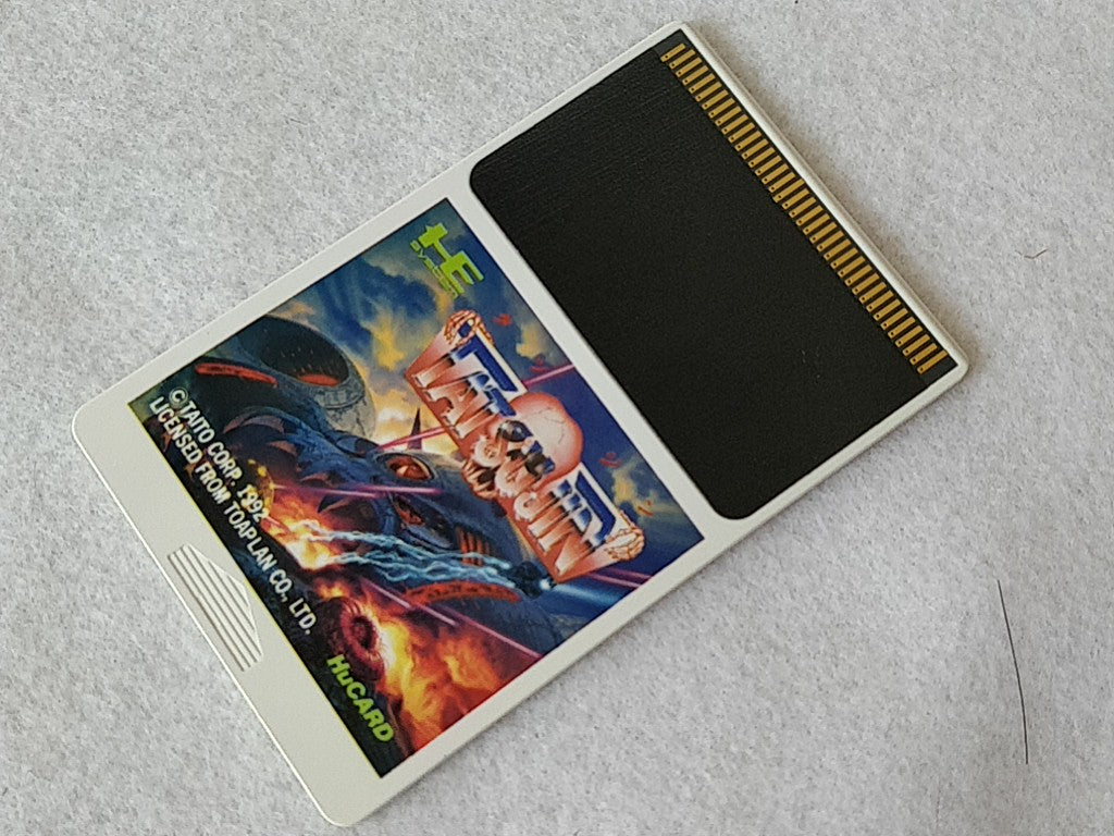TATSUJIN for NEC PC Engine Turbografx-16 Hu-card, Manual, Box set, tes