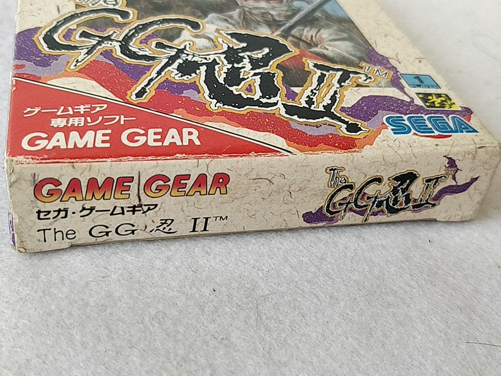 The GG Shinobi 2 SEGA GAME GEAR GG Cartridge,Manual,Boxed set tested-e0819-