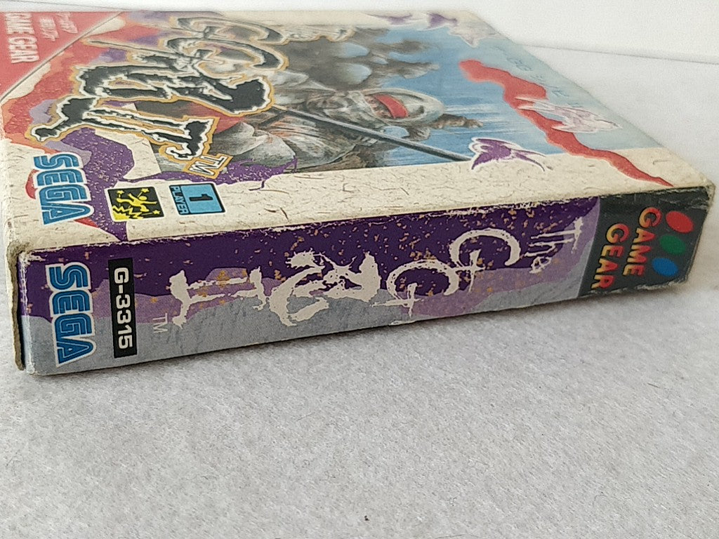 The GG Shinobi 2 SEGA GAME GEAR GG Cartridge,Manual,Boxed set tested-e0819-