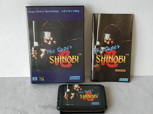 The SUPER SHINOBI The Revenge of Shinbi SEGA MEGA DRIVE Game set-e0819-