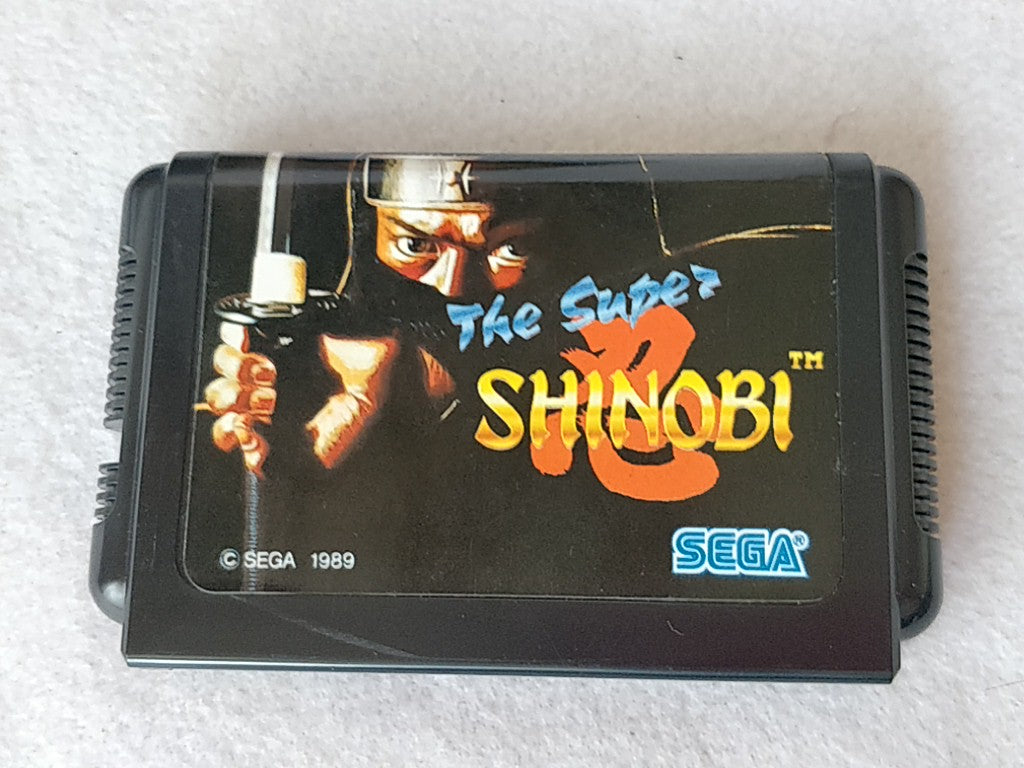 The SUPER SHINOBI The Revenge of Shinbi SEGA MEGA DRIVE Game set-e0819-