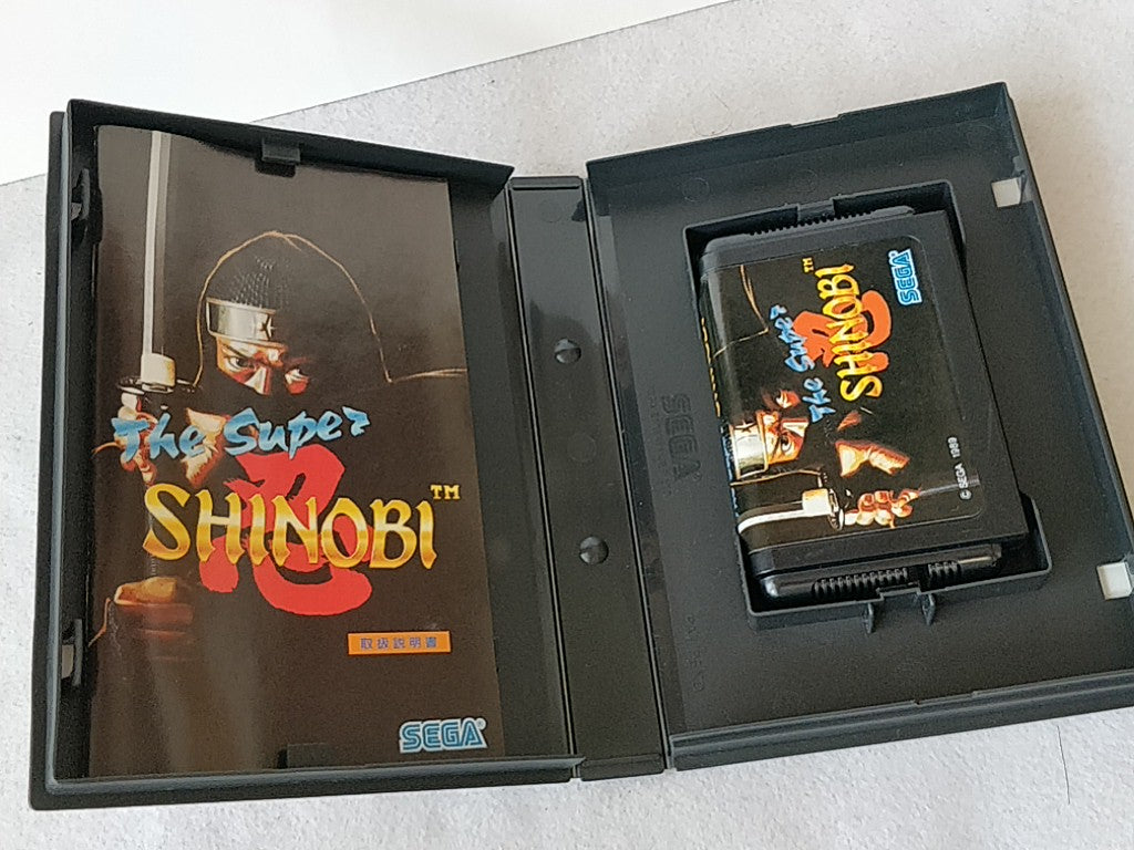 The SUPER SHINOBI The Revenge of Shinbi SEGA MEGA DRIVE Game set-e0819-