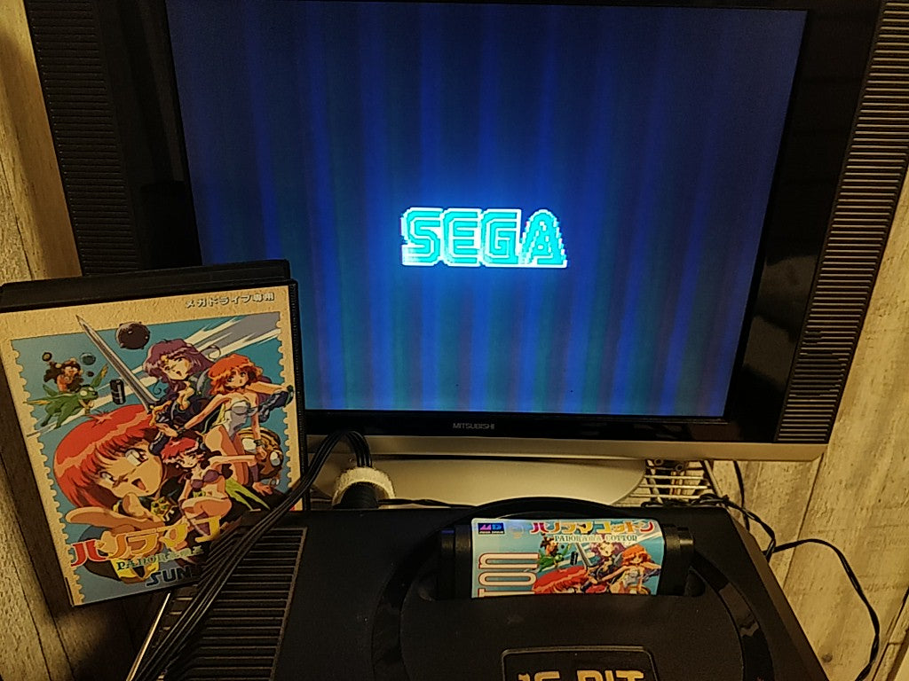 Panorama Cotton SEGA MEGA DRIVE Game cartridge, Manual, box set, tested-e0822-