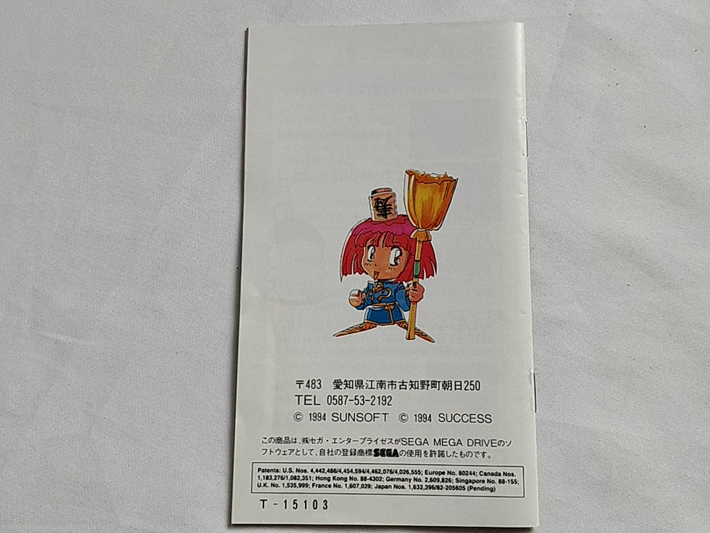 Panorama Cotton SEGA MEGA DRIVE Game cartridge, Manual, box set, tested-e0822-
