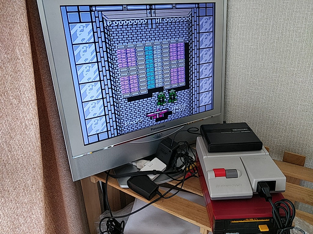 Nazo no Kabe Block Kuzushi FAMICOM (NES) Disk System/Disk, manual, case-e0822-
