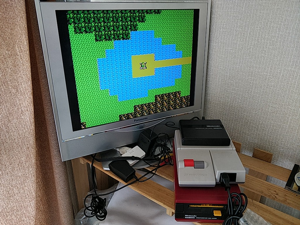 ZELDA 2 ADVENTURE OF LINK FAMICOM (NES) Disk System/Disk, manual, case-e0822-
