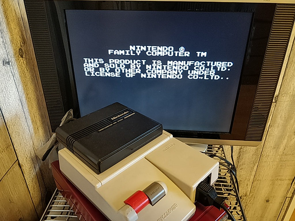 Pro Golfer Saru FAMICOM (NES) Disk System, Game disk and box set, tested-e0826