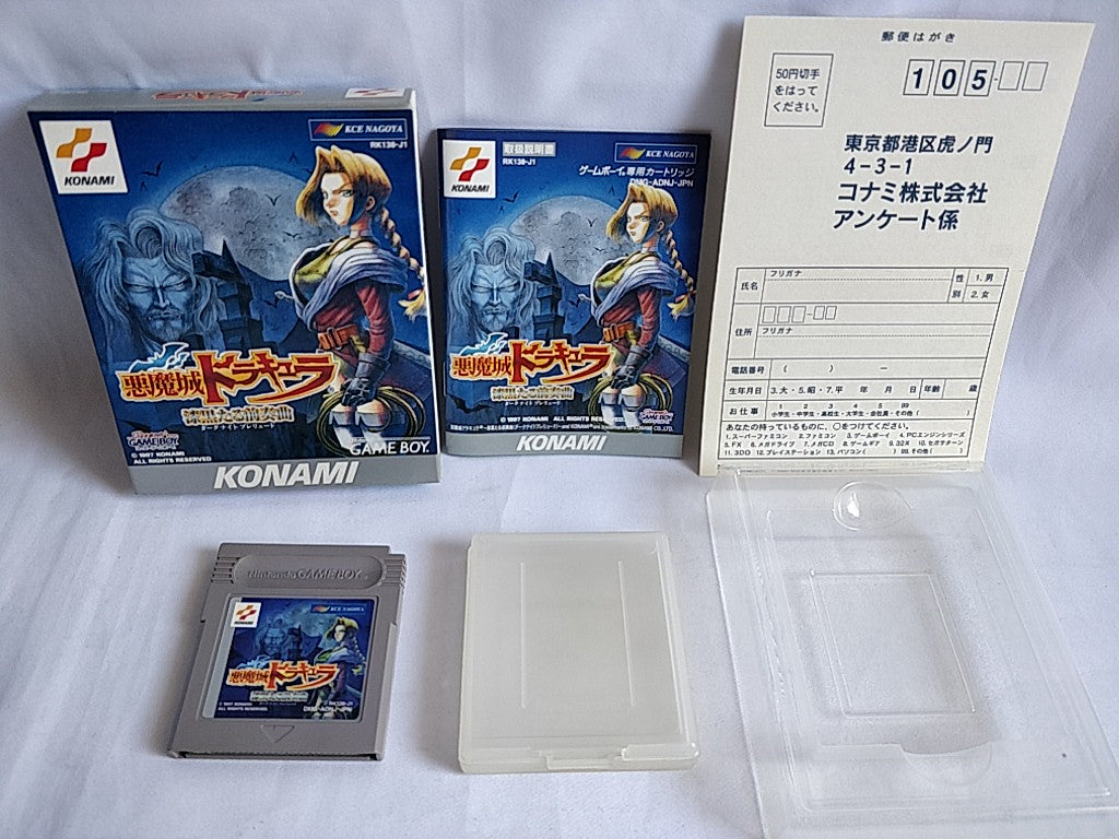 Akumajo Dracura (Castlevania Legends) Nintendo Gameboy GB game/ tested-e0829-