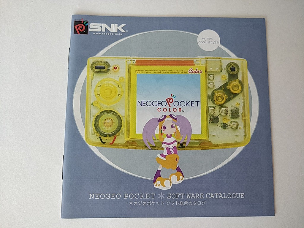 Ogre Battle Legend of the Zenobia Prince NEO GEO Pocket, Manual, box set-e0904-