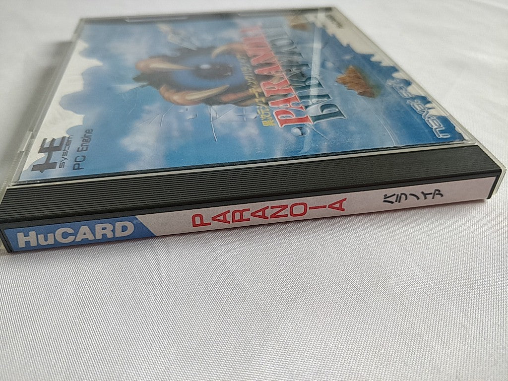 Paranoia NEC PC Engine TurboGrafx-16 PCE Hu-card, Manual, and Box set-e0907