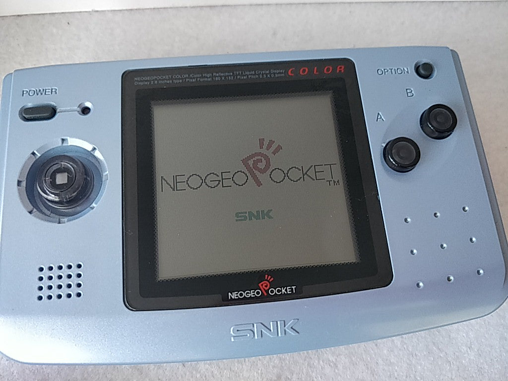 SNK NEOGEO POCKET Color Blue Console, Manual, boxed set tested-e0910-