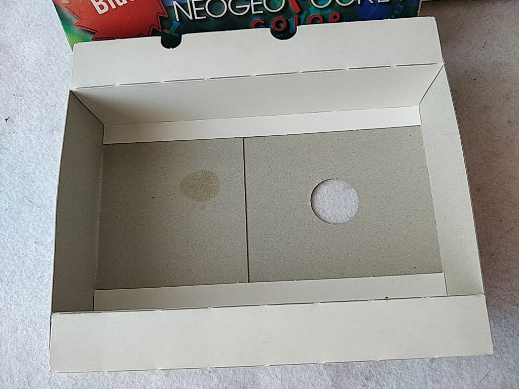 SNK NEOGEO POCKET Color Blue Console, Manual, boxed set tested-e0910-