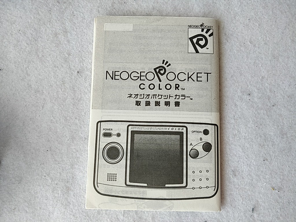 SNK NEOGEO POCKET Color Blue Console, Manual, boxed set tested-e0910-