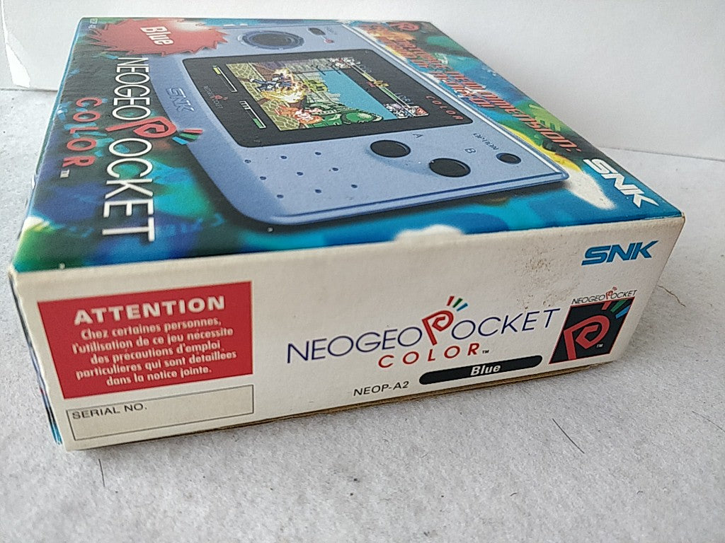 SNK NEOGEO POCKET Color Blue Console, Manual, boxed set tested-e0910-